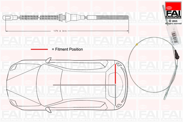 Cable Pull, parking brake